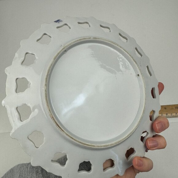 Vtg Atlantic‎ City New Jersey Souvenir Decor Plate Gold Accents 8 inch diameter - Picture 11 of 11